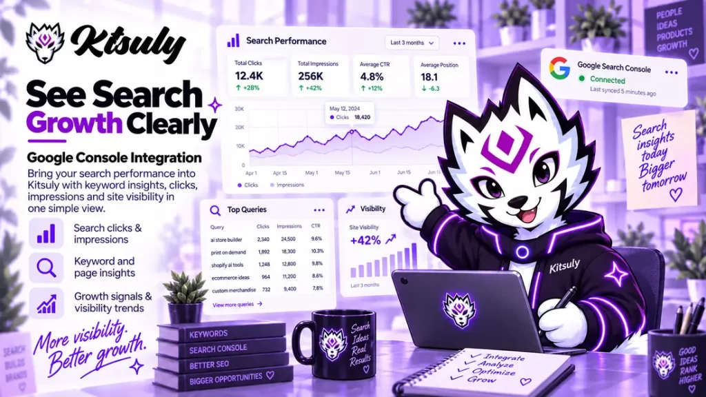 See Search Growth Clearly with Kitsuly SEO