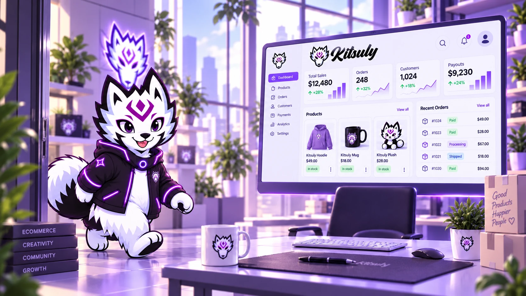 Supporting image for Kitsuly Build 1.43.99 — Site Logo and Favicon Control