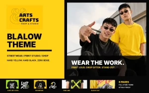 BLALOW — Arts & Crafts Streetwear Theme cover