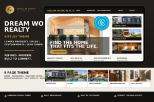 Dream Work Realty — Luxury Real Estate Theme cover
