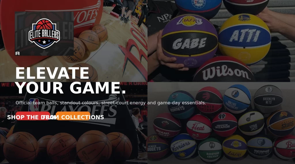 Elite Ballers — Basketball Retail Theme preview