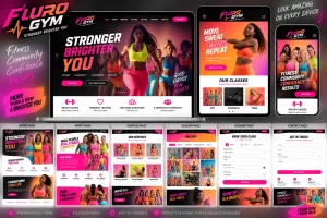 Fluro Gym — Fitness & Wellness Theme cover