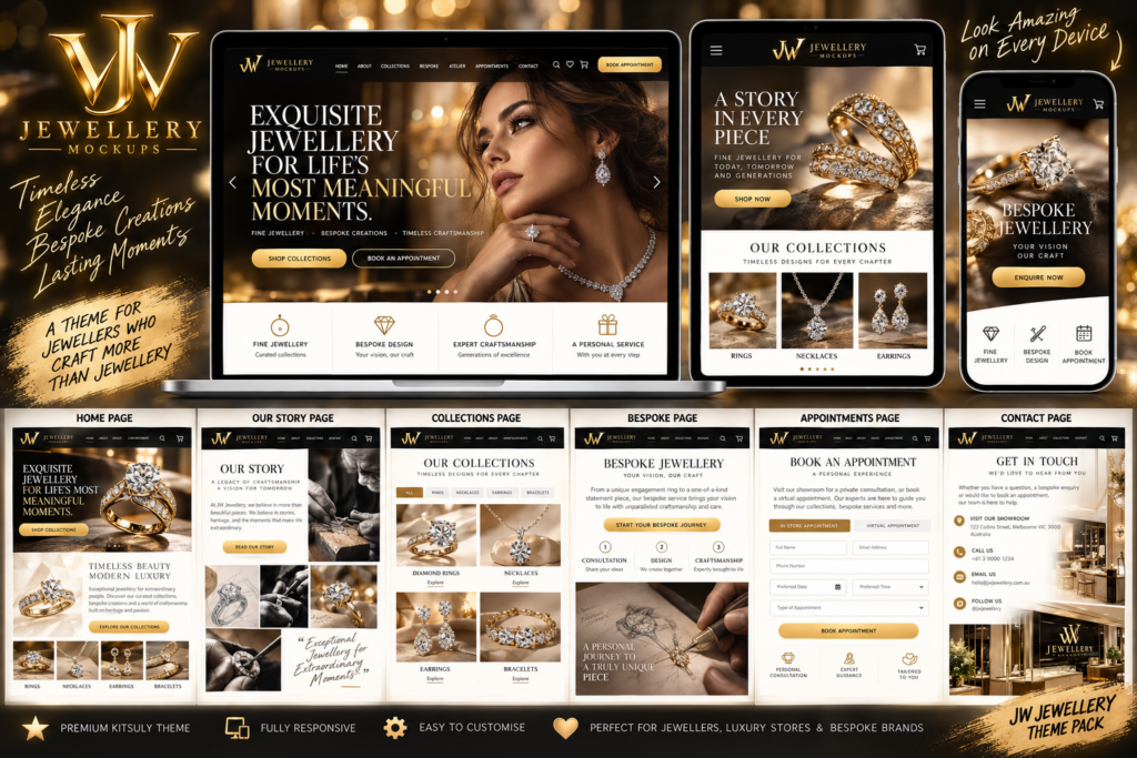 JW Jewellery — Luxury Jewellery Theme cover