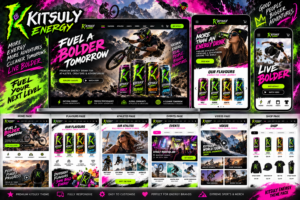 Kitsuly Energy — Energy & Extreme Sports Theme cover